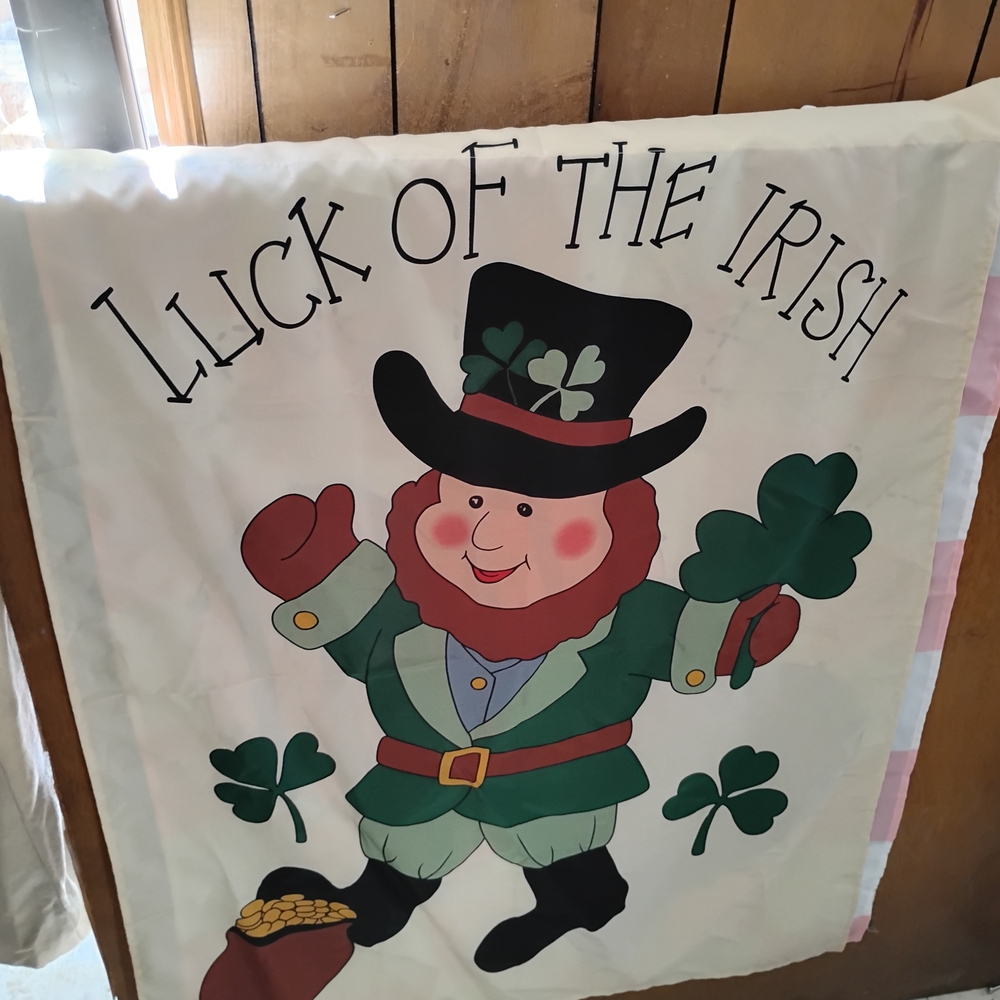 St. Patrick's Day Irish Leprechaun Flag